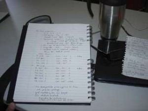 LiveScribe memo booklet